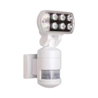 Nightwatcher VSL90 Luce Di Sicurezza Esterna Con Inseguimento Robotico Del Movimento – Bianco, Rilevamento 240°, Impermeabile